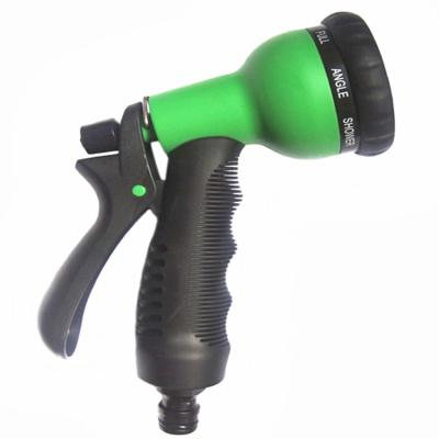 China Variable Flow Control Eight Function Garden Water Gun Plastic Coating Spray Gun Wash Station Watering Watering Gun for sale