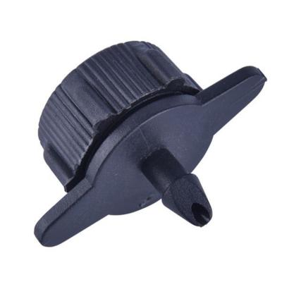 China Black Easy Compensating Flow Device Pressure Installation Micro Suction Irrigation Tool For Agricultural With Adjustable Flow Device for sale