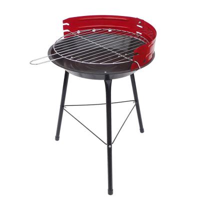 China Portable Adjustable Height Charcoal Grill 12 Inch Round BBQ Grill For Outdoor Garden Camping With Adjustable Cooking Height for sale