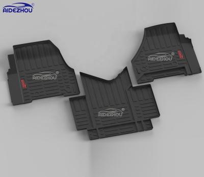 China Easy Cleaned 3D 5D Truck Mats Luxury All Weather Truck Floor Mats Fit For KENWORTH T680 T880 PETERBILT 567 579 for sale