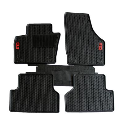 China Factory Price Custom 3D Car Floor Rubber Mats Anti Slip Anti Slip Fit For Audi Q3 for sale