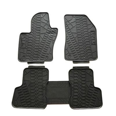 China Non Slip Raised Edges Non Spill Car Floor Mats Fit For Jeep Liberty KK 2008-12 (2008 2009 2010 2011 2012) for sale