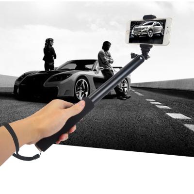 China 2020 Portable 1.5M Aluminum Alloy Black 5 Sections Flexible Handheld Selfie Stick for sale