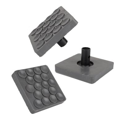 China Gl034 42mm Round Aluminum Rubber Or Plastic Tube Damping Guard Cargo Control Bar For Foot Rubber Pads for sale