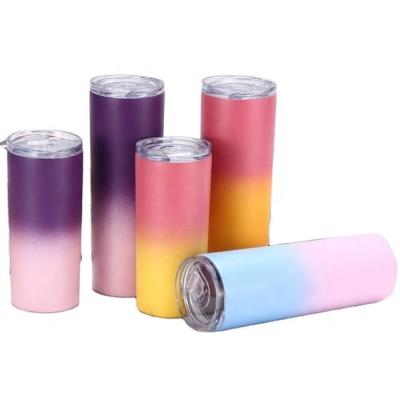 China Sublimation Sports Sustainable Water Bottle Blanks Stainless Steel Unicorn Sustainable Pink Water Bottle Eco-Friendly Tumbler for sale