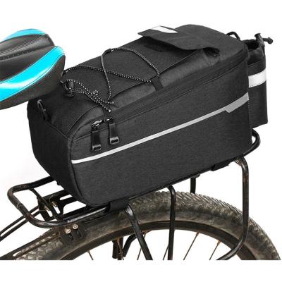 China Waterproof Reflective Bicycle Trunk Bag Rear Rack Bag Bicycle Delivery Saddle Bag Bicycle for sale