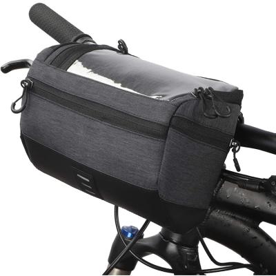 China Front Pack Waterproof Phone Storage Bag Bicycle Bag Large Capacity Recycling Handlebar for sale