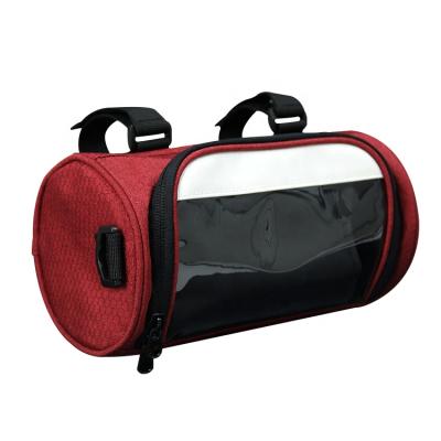 China Multifunctional Waterproof Frame Front Tube Travel Bike Bag Large Capacity Handlebar Roll Bicycle Bag for sale