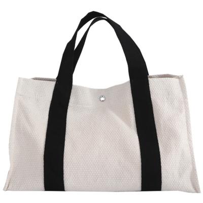 China New Style Women Handbag Cotton Canvas Tote Bag New Style For Women Shoulder Bag Daily Use Tote Bag for sale