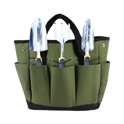 China Durable and High Quality Multi Tote Bag Organizer Garden Tool Tote Bag Kit Holder Bag Gardeners Storage Pocket Garden Tool Bag for sale