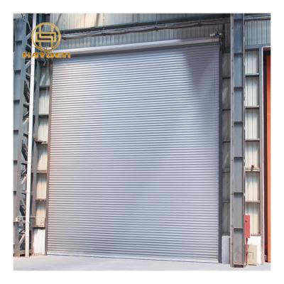 China Thicker Wider Electric Windproof Roller Shutter Windproof Door for sale