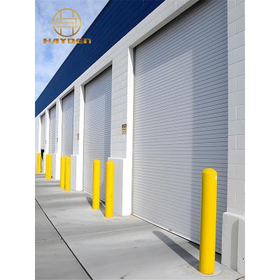 China Electric Colorful Steel Windproof High Intensity Windproof Roller Shutter Door for sale