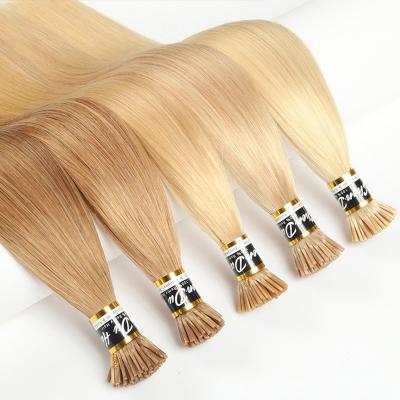 China I tip hair extensions 100% straight remy virgin remy cuticle lined double pulled itip hair extensions wholesale hair I tip for sale