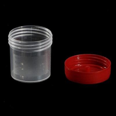 China PP 30ml Screw Lid Sputum Container Aseptic Sputum Cup for sale