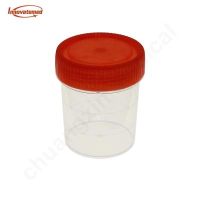 China Popular Type High Leak Proof Urine PP NBLU0060 60ml Transparent Container for sale