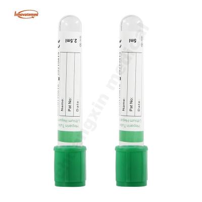 China PP NV005 PP Test Tube Sodium Lithium Heparin Tube for sale