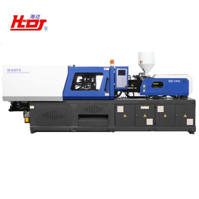 China Haida horizontal 100L 100 ton plastic injection molding machine low price for mobile phone case making machine for sale