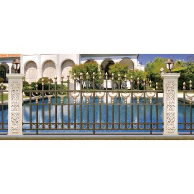 China Premium Grilles Easily Compiled Classic Steel Fence Design for sale