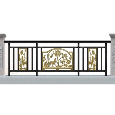 China Balcony Railing Stainless Steel Metal Stair Pipe Rustproof Deck Railing Designs Glass For Front Porch for sale