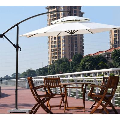 China Anti-UV Beach Umbrella Sunshade Sail Garden Yard Hotel Balcony Folding Pop Up Tent LED for sale