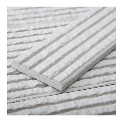 China White Exterior Stone Wall Cladding Villa Facade Exterior Wall Cladding Ceramic Terracotta Wall Cladding for sale