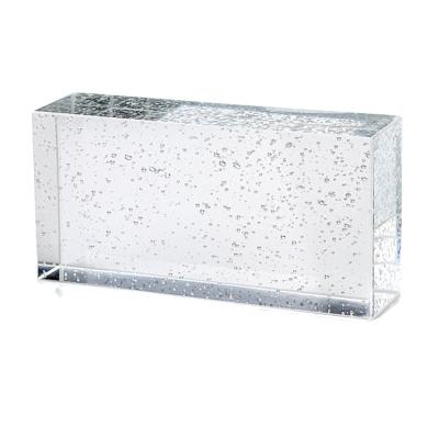 China Modern crystal solid glass block for building glass for sale