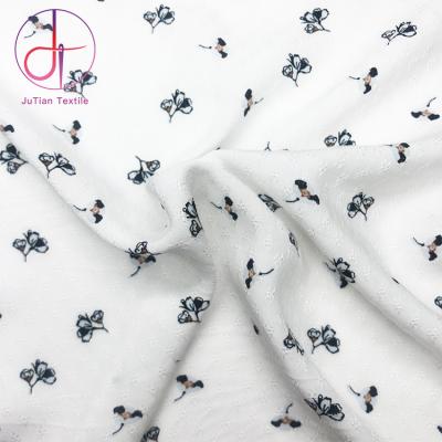 China Wholesale Anti-Static No MOQ Custom Design Woven Pure Printed Linen Fabric For Garment for sale