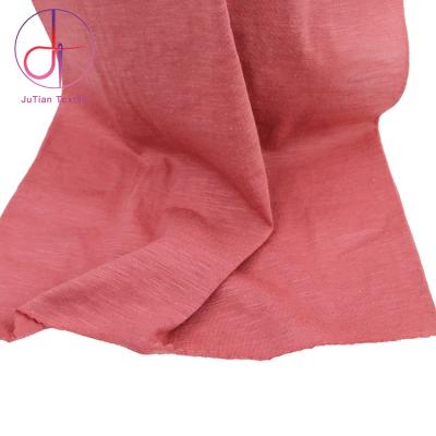 China Free Sample China Manufacturer Knitting Organic 100% Cotton Anti-Static Jersey Fabric For T Shirt for sale