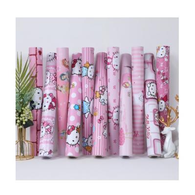 China Modern high quality formaldehyde free kids cartoon ecological wallpaper with lovely design for sale