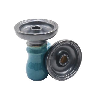 China Hot Sell Ceramic Wholesale Ceramic Luster Hookah Shisha Tobacco Bowl Hookah Accessories for sale