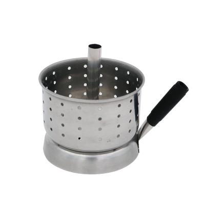 China SY Metal Hookah Shisha Charcoal Screen Holder With Handle Narguile Sheesha Water Pipe Tobacco Bowl Accessories Instrument for sale