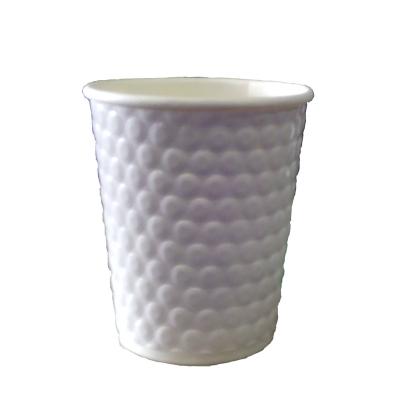 China 8oz Disposable Custom Printing Band Embossed Paper Cup Zhejiang for sale