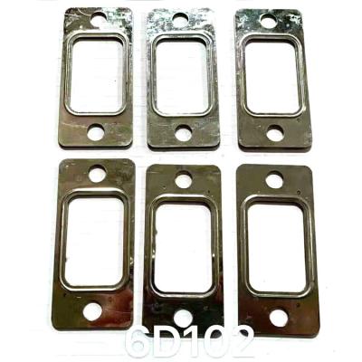 China Hotels factory sale cheap diesel engine 6d102/6bt exhaust manifold gasket for Cummins and KOMATSU for sale