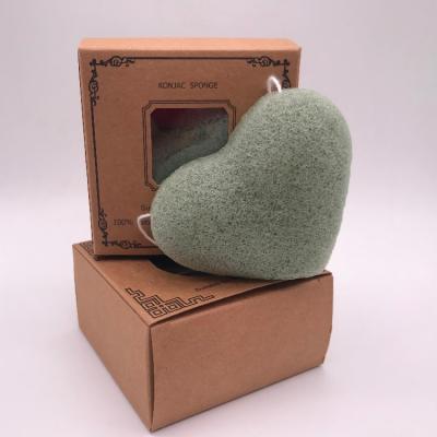 China All Natural 100% Natural Activated Mesh Pouf Konjac Facial Cleansing Sponge for sale