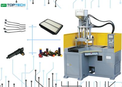 China De Injectie van 4 T Verticale Miniatuur het Vormen Machine met geringe geluidssterkte voor Autoveiligheidsgordel het Produceren Te koop