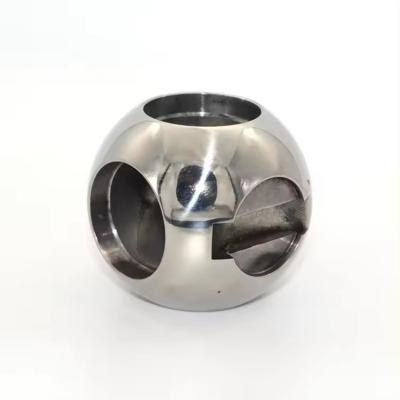 China V-Shaped Stainless Steel Valve Ball with Superior Mirror Polished Surface for sale