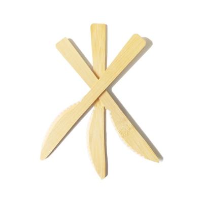 China Wholesale Disposable Cutting Knife Bamboo Utensils for Vegetable Cake Bread for sale