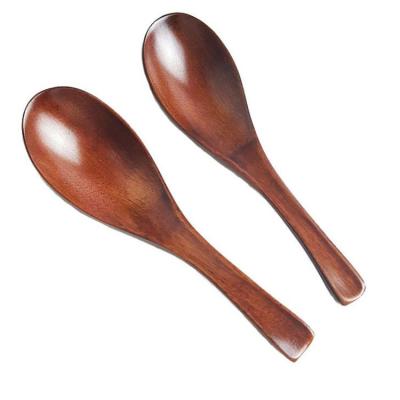 China Factory Suppliers Disposable Spoons Food Flatware Cutlery Eco Friendly Edible Wooden Serving Set for sale