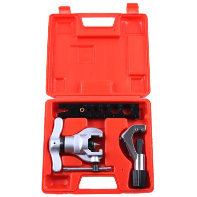 China CT-806-S 6-19mm tube flared pipe swaging hand tools copper pipe eccentric type 45 degree flared cone tool kit for sale