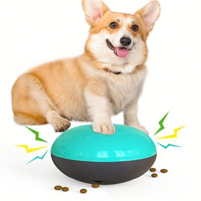 China Sustainable Indoor Round SJ1193 Moving Plastic Squeaky Toy Exercise Training Dog Toys With Noise for sale