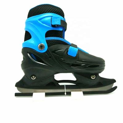 China 2022 Adjustable Colorful Pp+steel Wholesale Ice Skate For Kids for sale