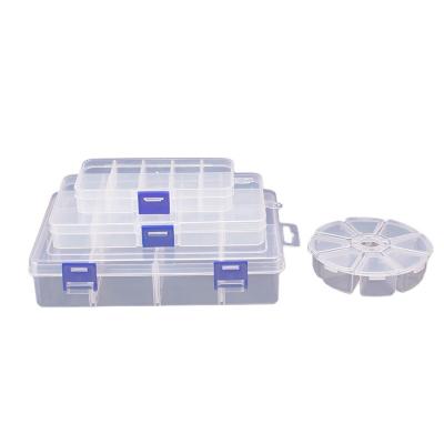 China MeiKeLa Viable Transparent Plastic Storage Box, Plastic Screw Box PP Compartment Storage Box for sale