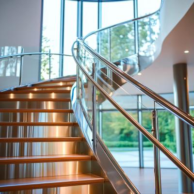 China Durable Textured Stainless Steel Handrails for Outdoor Gardens for sale