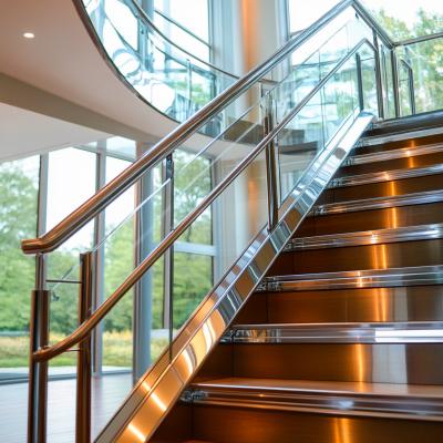 China Non-Slip Stainless Steel Handrails for Sloped Pathways for sale