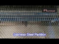 Flat Flex Wire Conveyor Belt , Intricate Pattern Flexible In Both Warp And Weft Directions