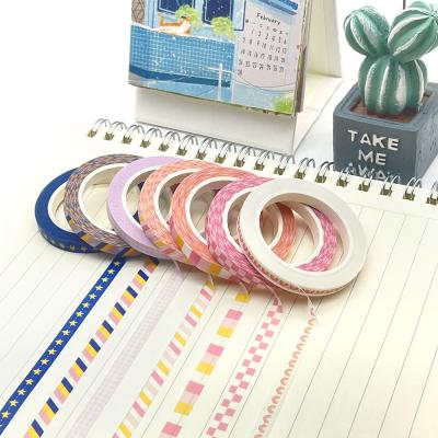 China Waterproof Custom printing Professional Manufacturer High Quality Colorful special u v ink craft Washi Tape for decoration for sale