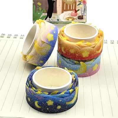 China Waterproof Custom Design Your Own Decoration Rose Foil Washi Tape Adhesive Stickers for sale