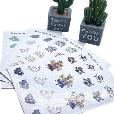 China Waterproof Custom Design Foil Planner Stickers Sheets Set Adhesive Stickers With For Planner for sale