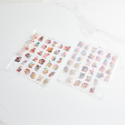 China Hot Sale 12 Sheets Cartoon Decoration Calendar Diary Book Sticker Waterproof Planner for sale