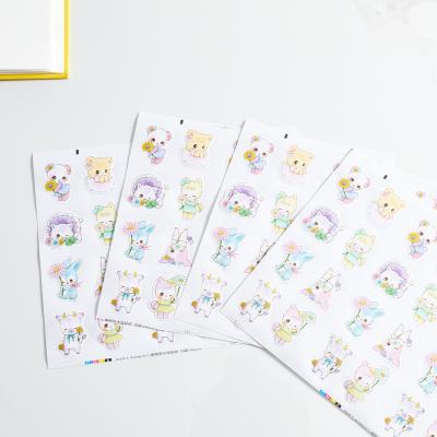 China DIY Customized Waterproof Wholesale Personalized Logo Label Sticker Sheets for sale